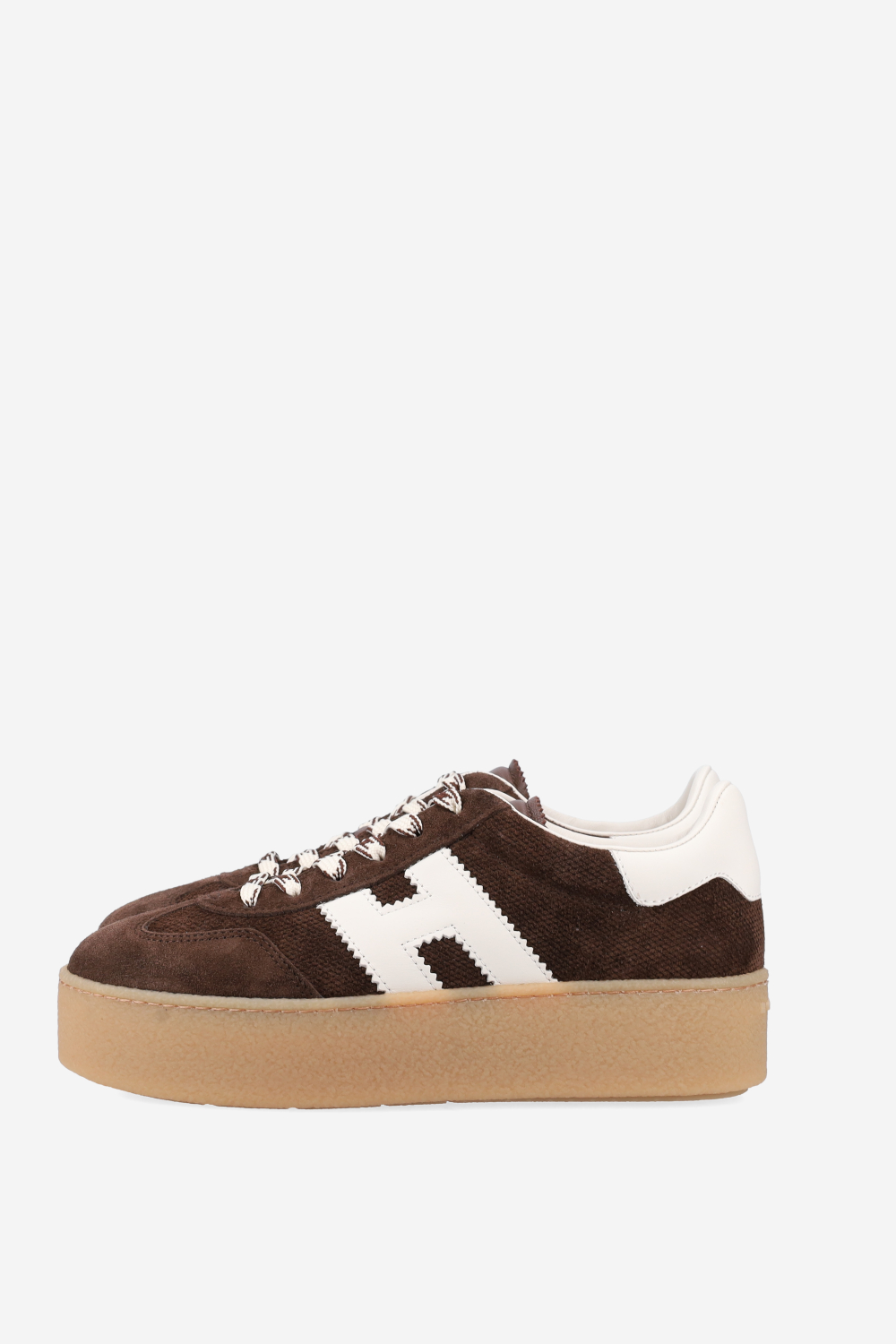 H698 suede platform sneakers