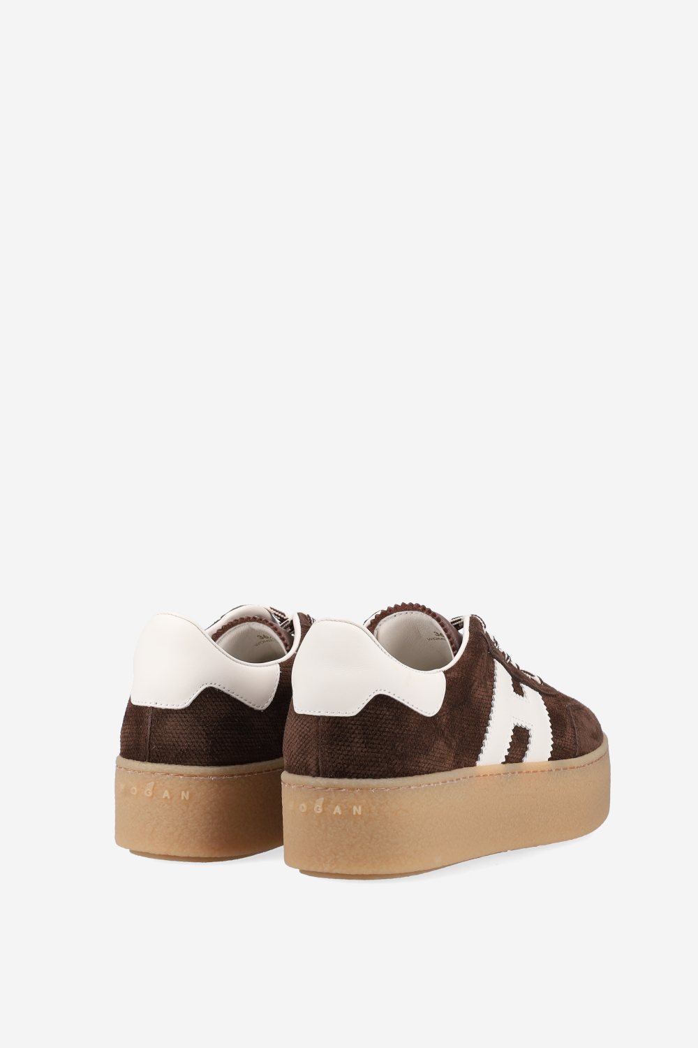 H698 suede platform sneakers