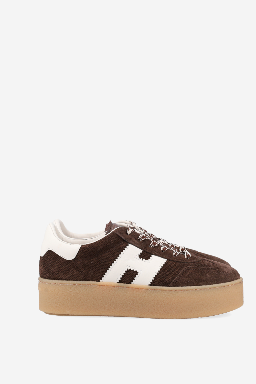 H698 suede platform sneakers