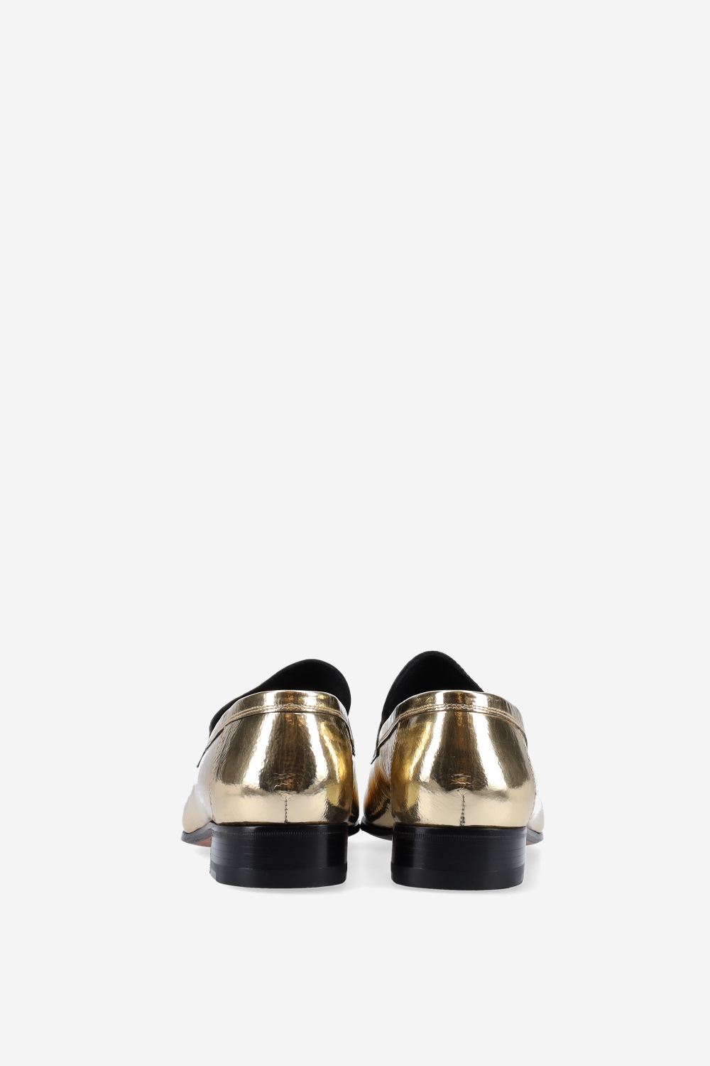 Alain metallic leather loafers