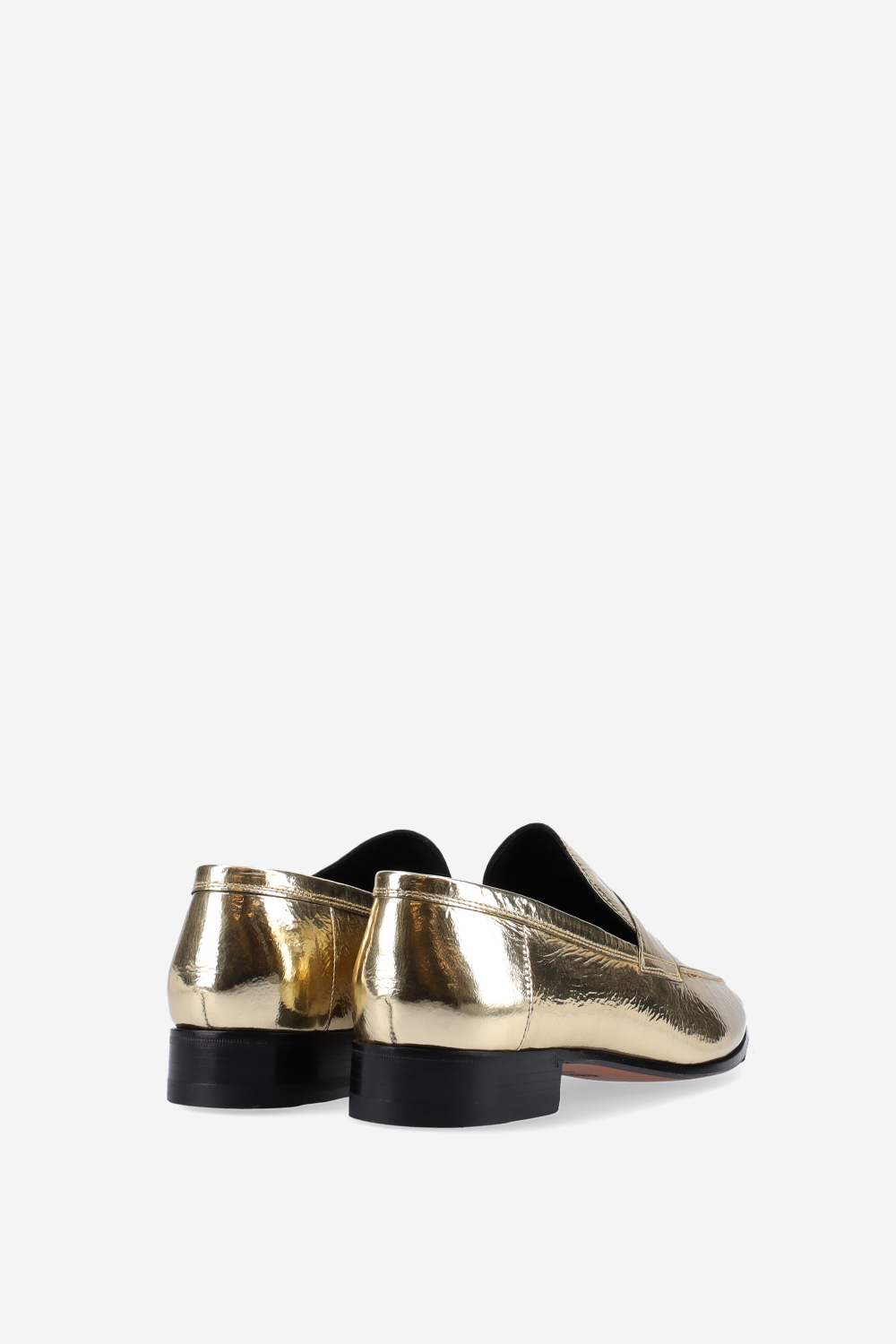 Alain metallic leather loafers