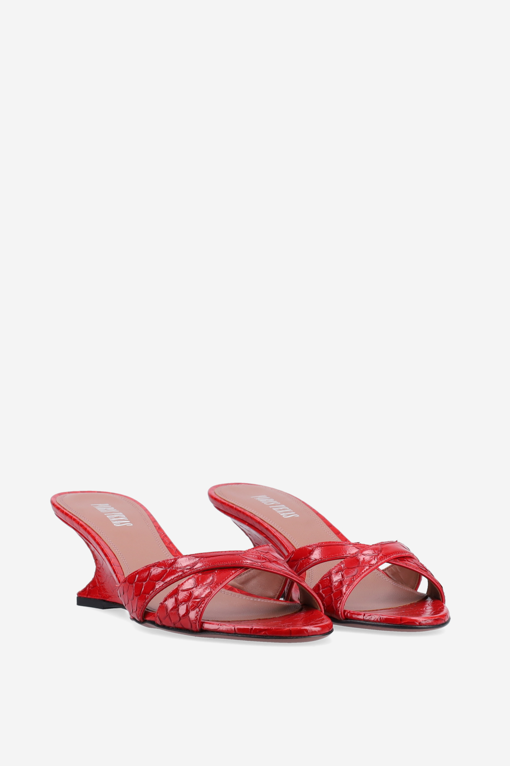 Nina 50 printed python mules