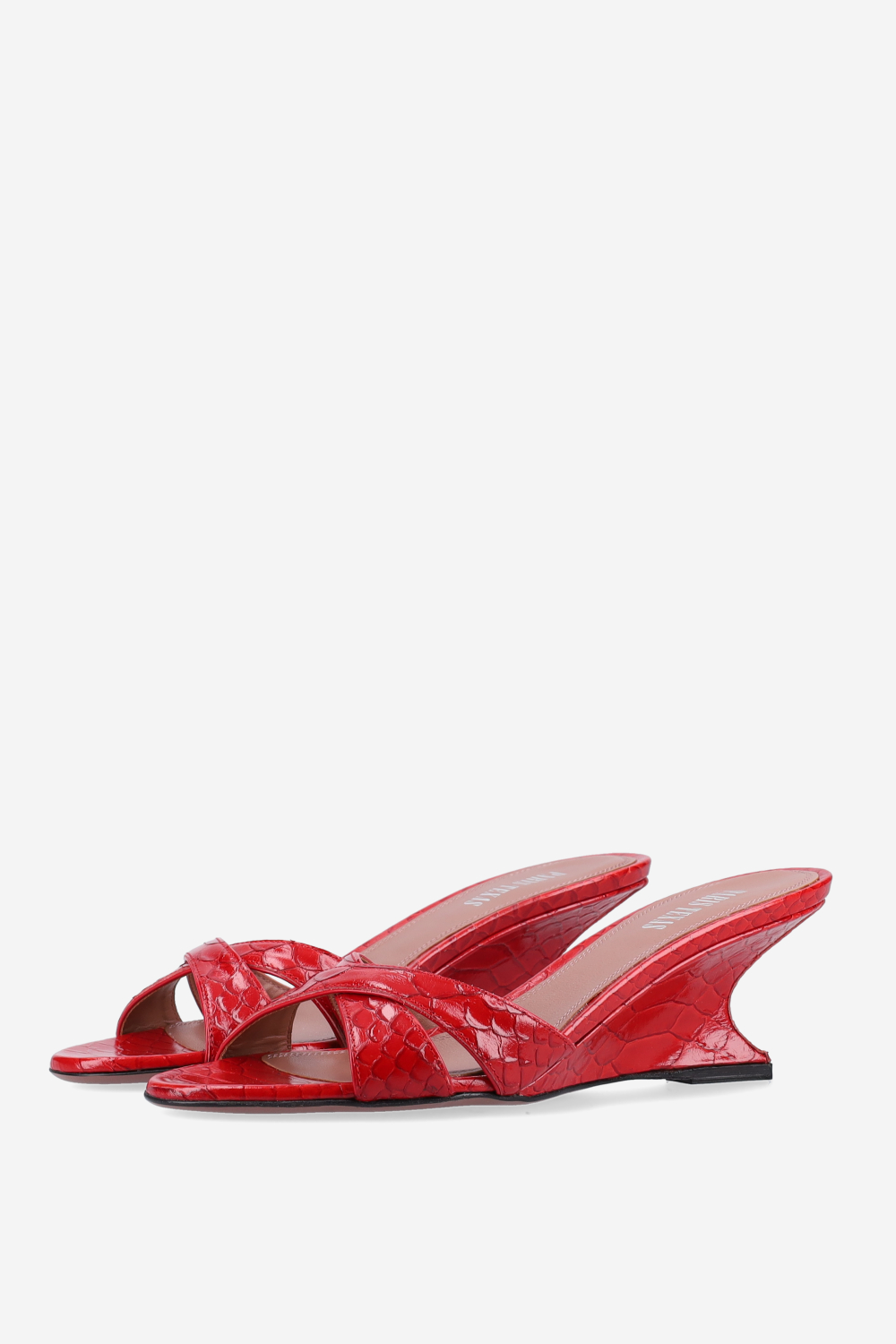 Nina 50 printed python mules