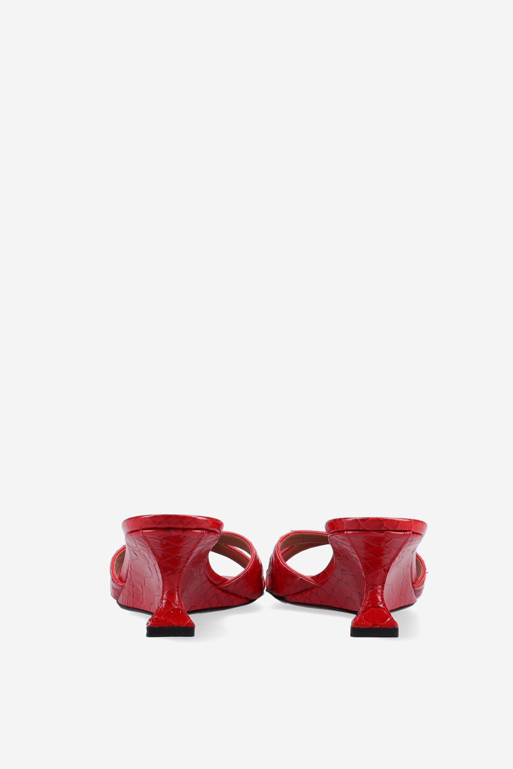 Nina 50 printed python mules