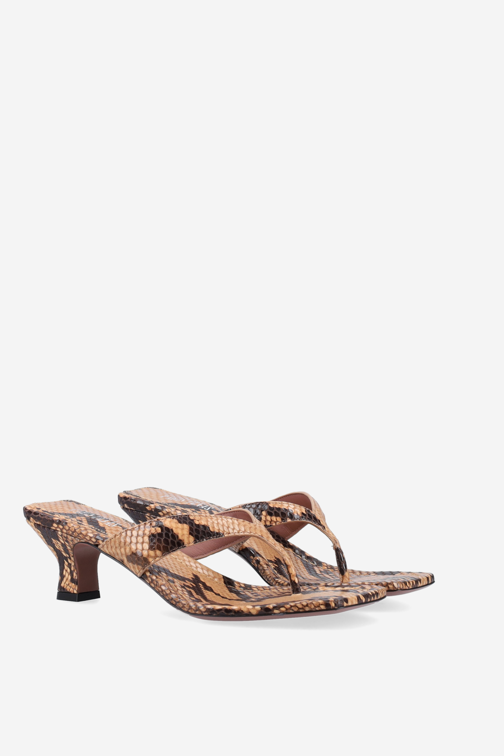 Talons Paris Texas Two Strap 95 - Taille 39 (UK 6, US 8) - Cuir Vert - Très Bon État