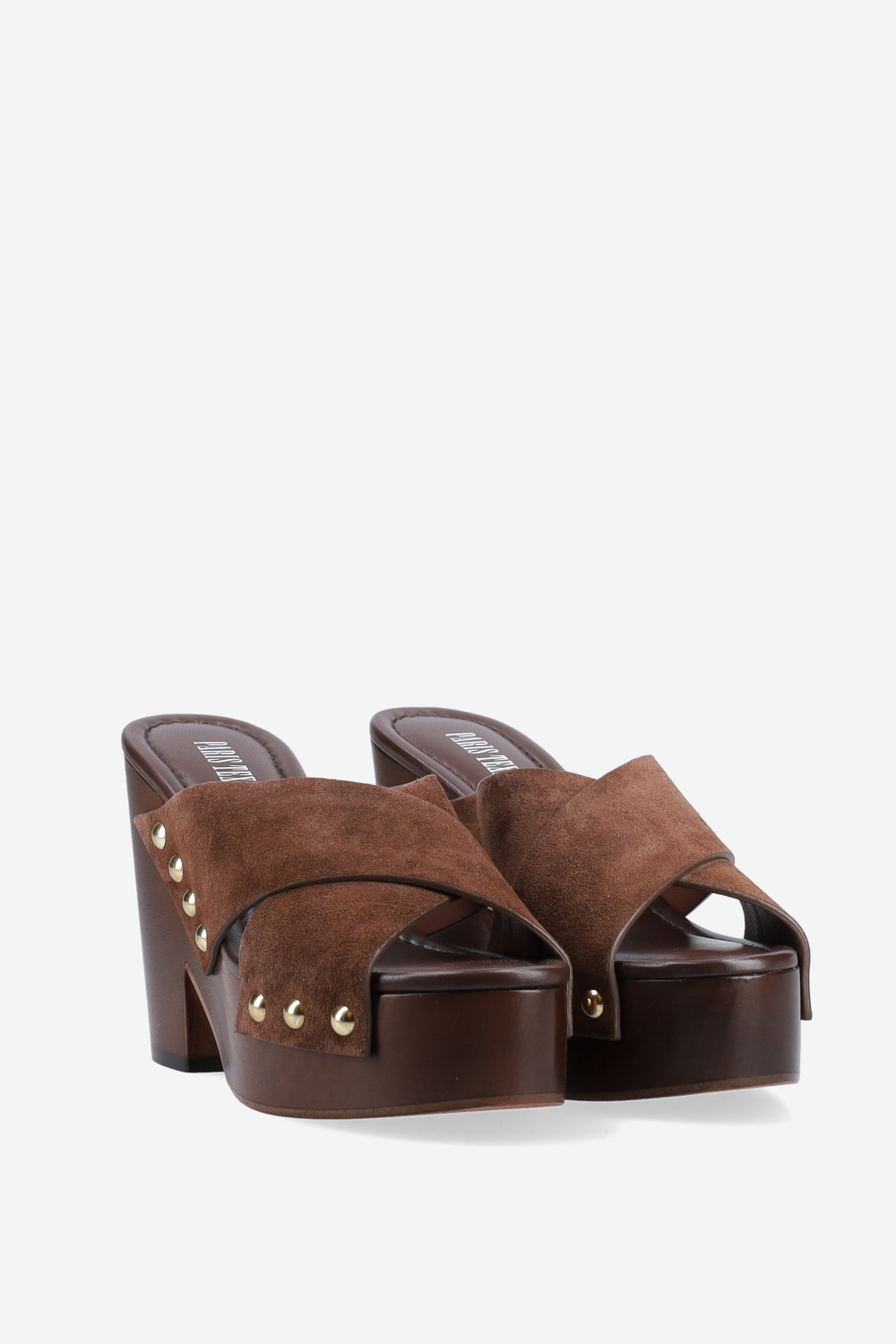 Marisol suede platform mules