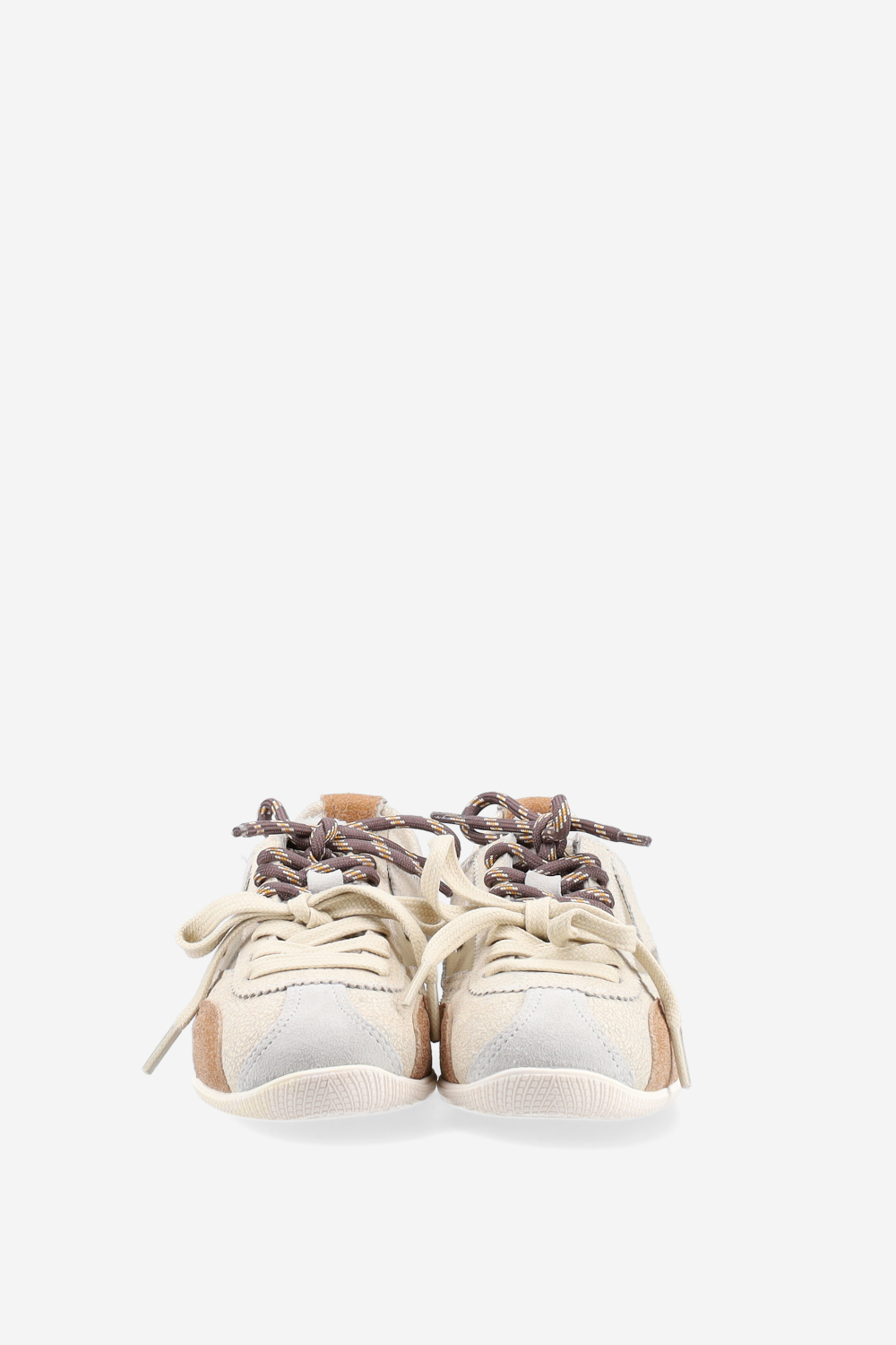 Ikigai crackle leather sneakers