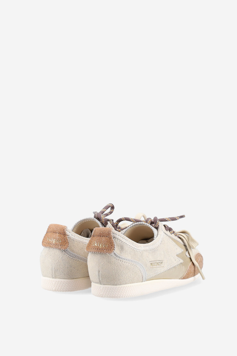 Ikigai crackle leather sneakers