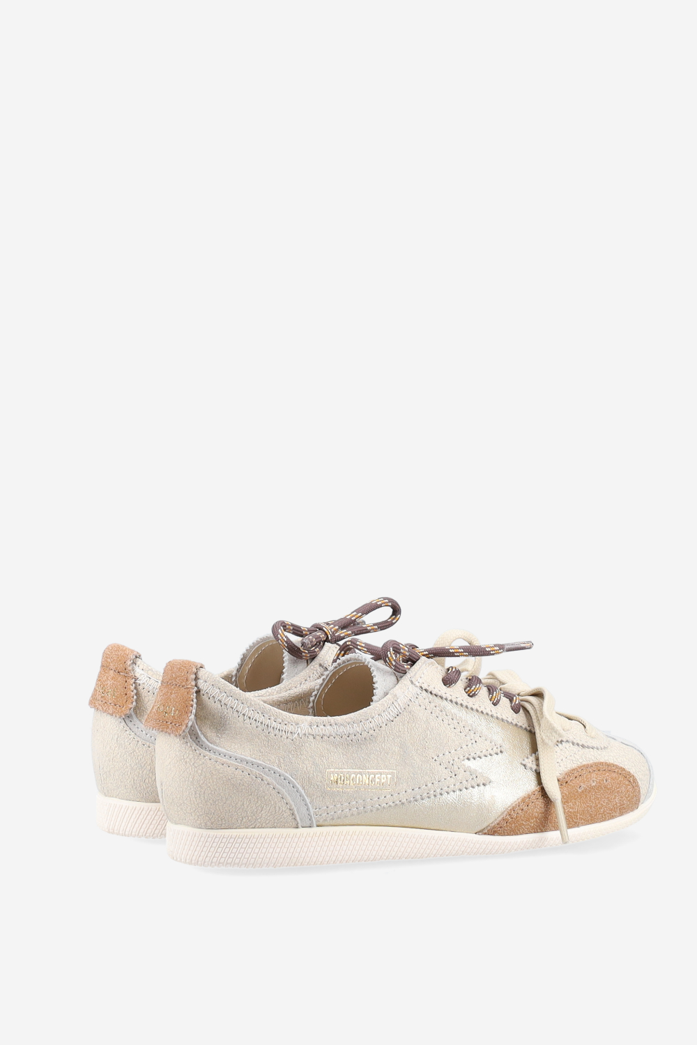 Ikigai crackle leather sneakers
