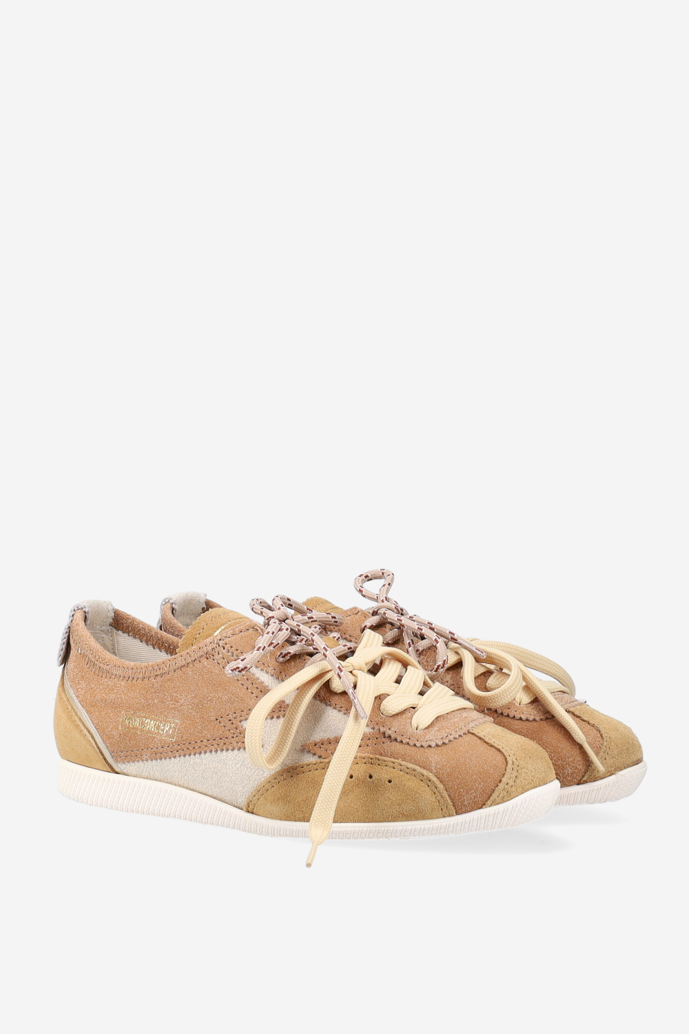 Ikigai crackle suede sneakers
