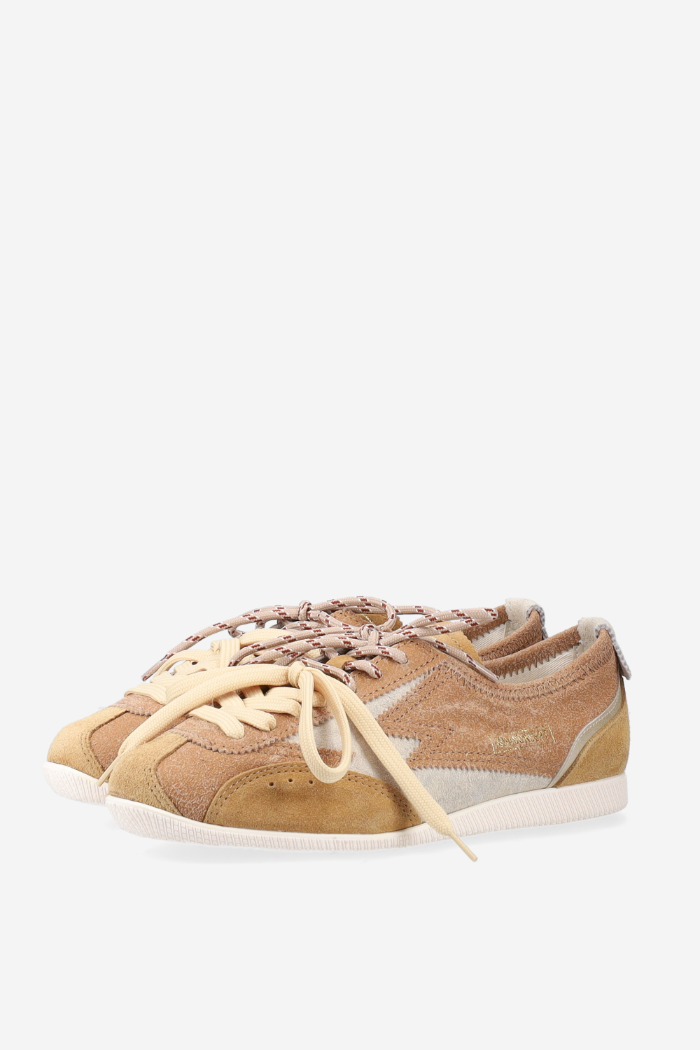 Ikigai crackle suede sneakers