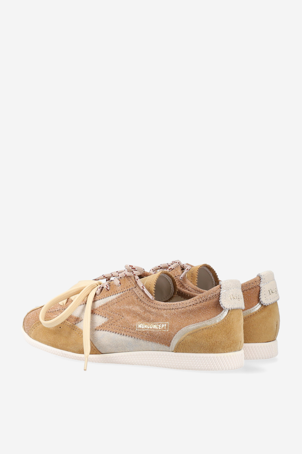 Ikigai crackle suede sneakers