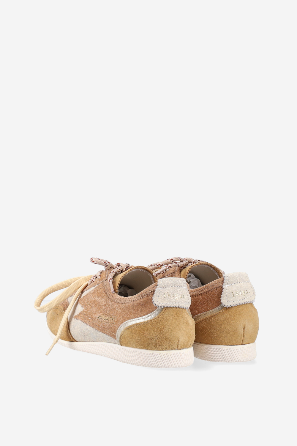 Ikigai crackle suede sneakers