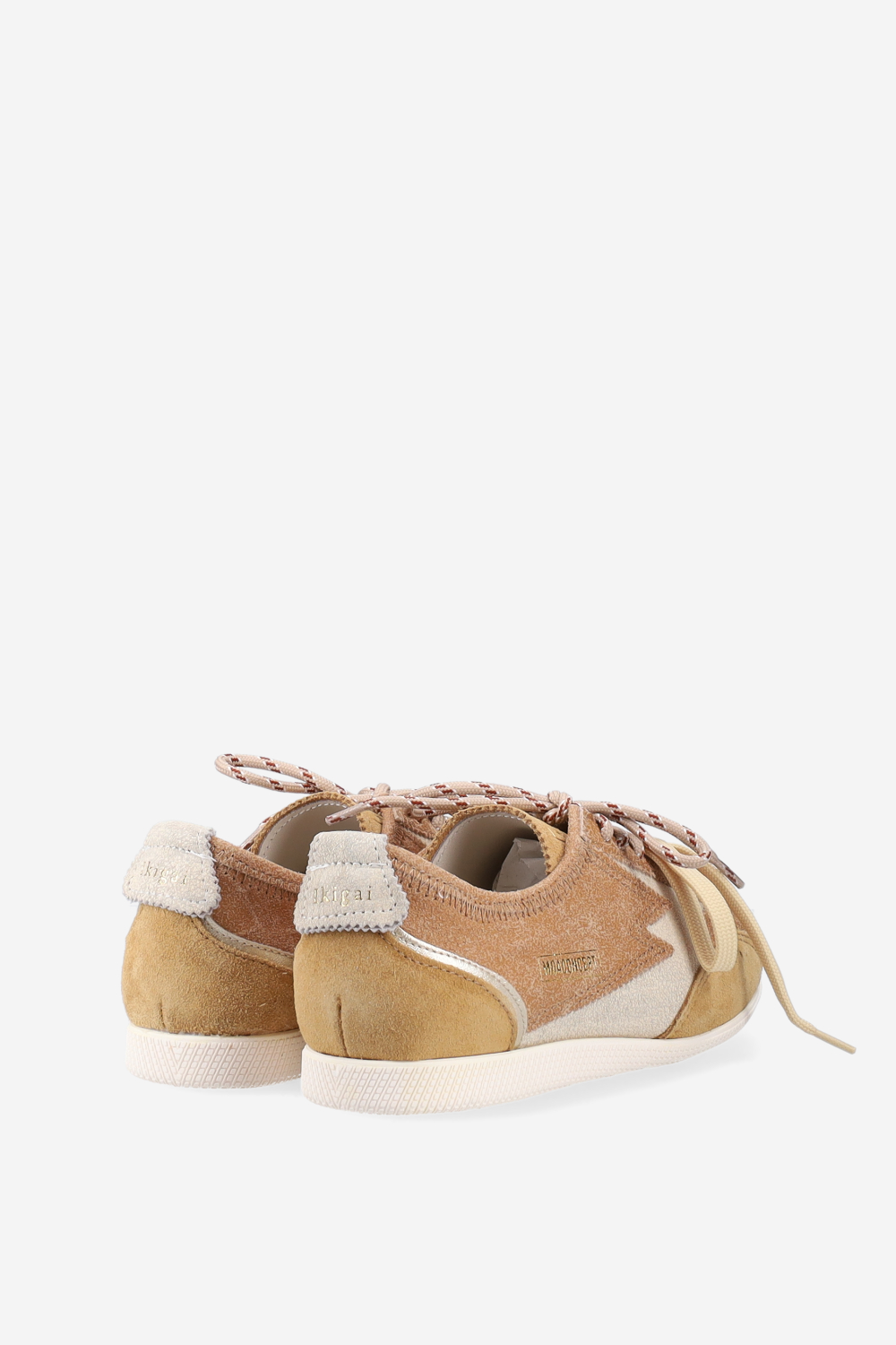 Ikigai crackle suede sneakers