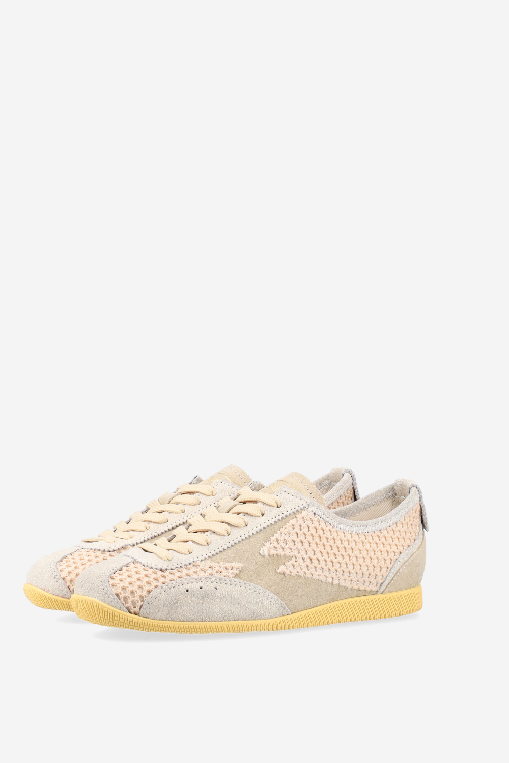 Ikigai crackle suede sneakers