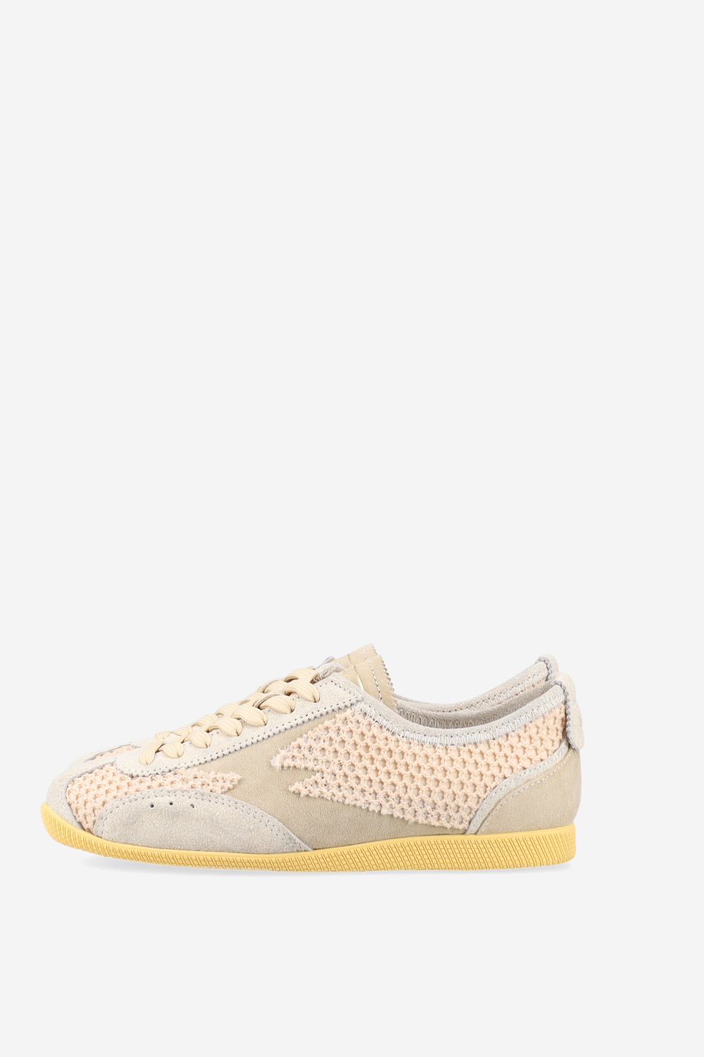 Ikigai crackle suede sneakers