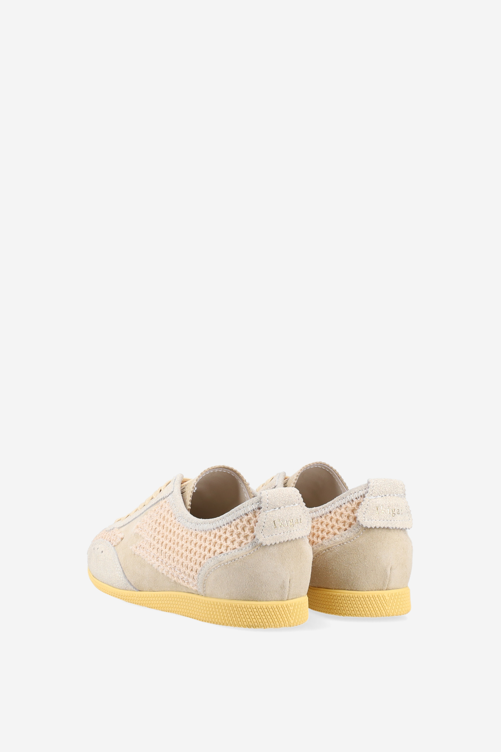 Ikigai crackle suede sneakers