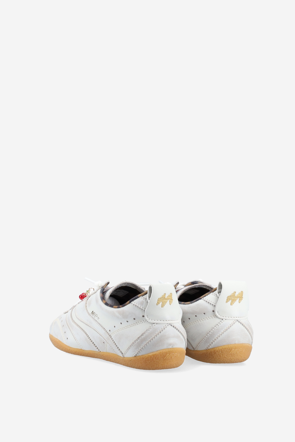 Runaway leather sneakers