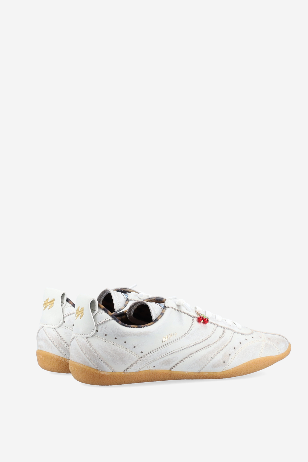 Runaway leather sneakers