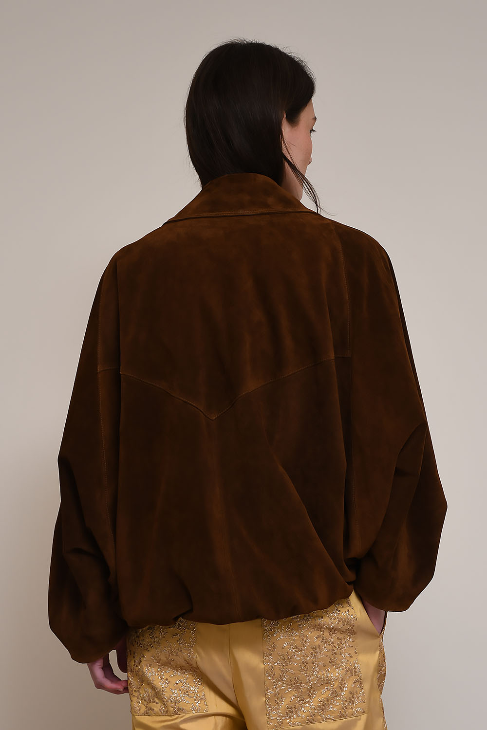 Batwing suede jacket - Mayke