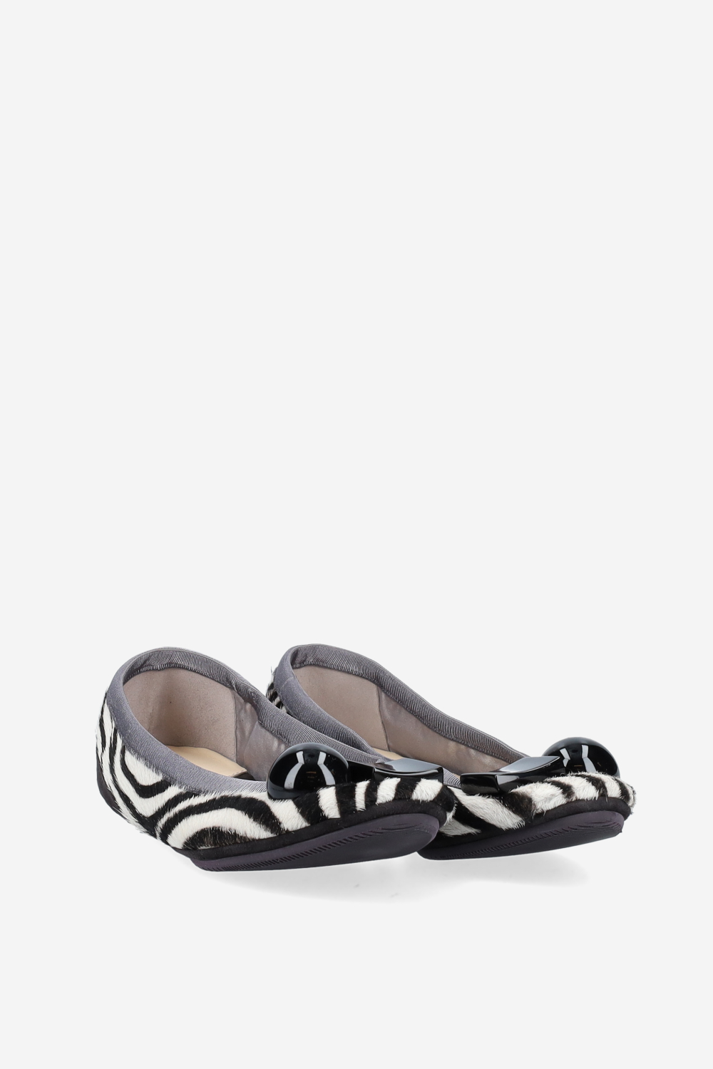 Becky zebra ballerinas