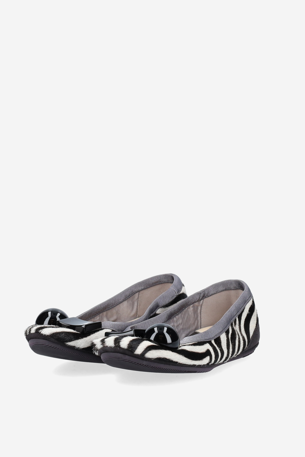 Becky zebra ballerinas