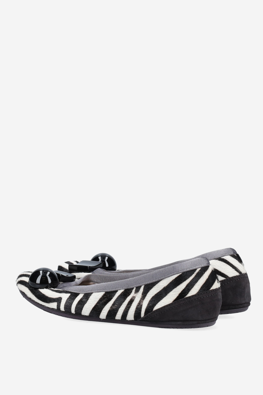 Becky zebra ballerinas