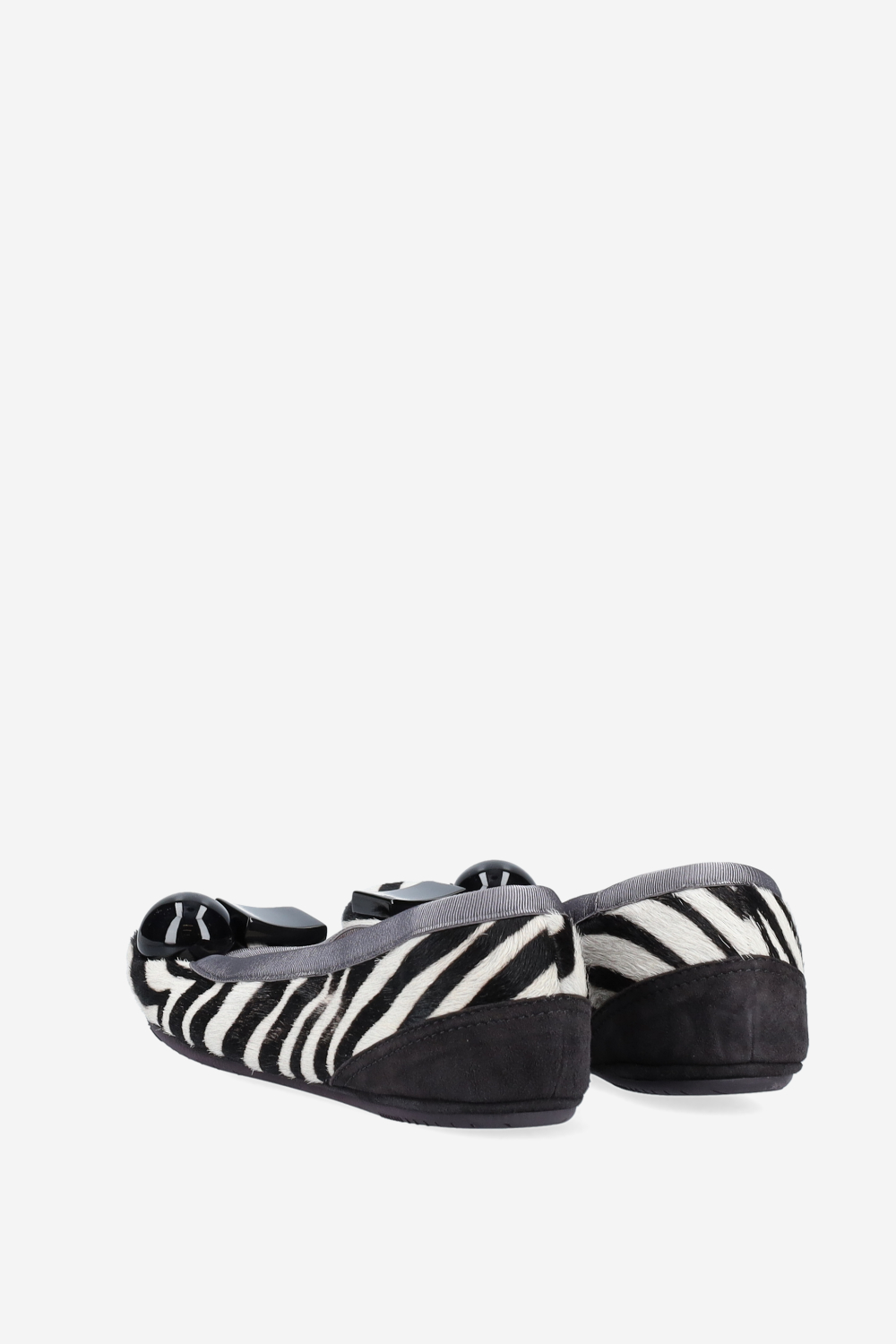 Becky zebra ballerinas