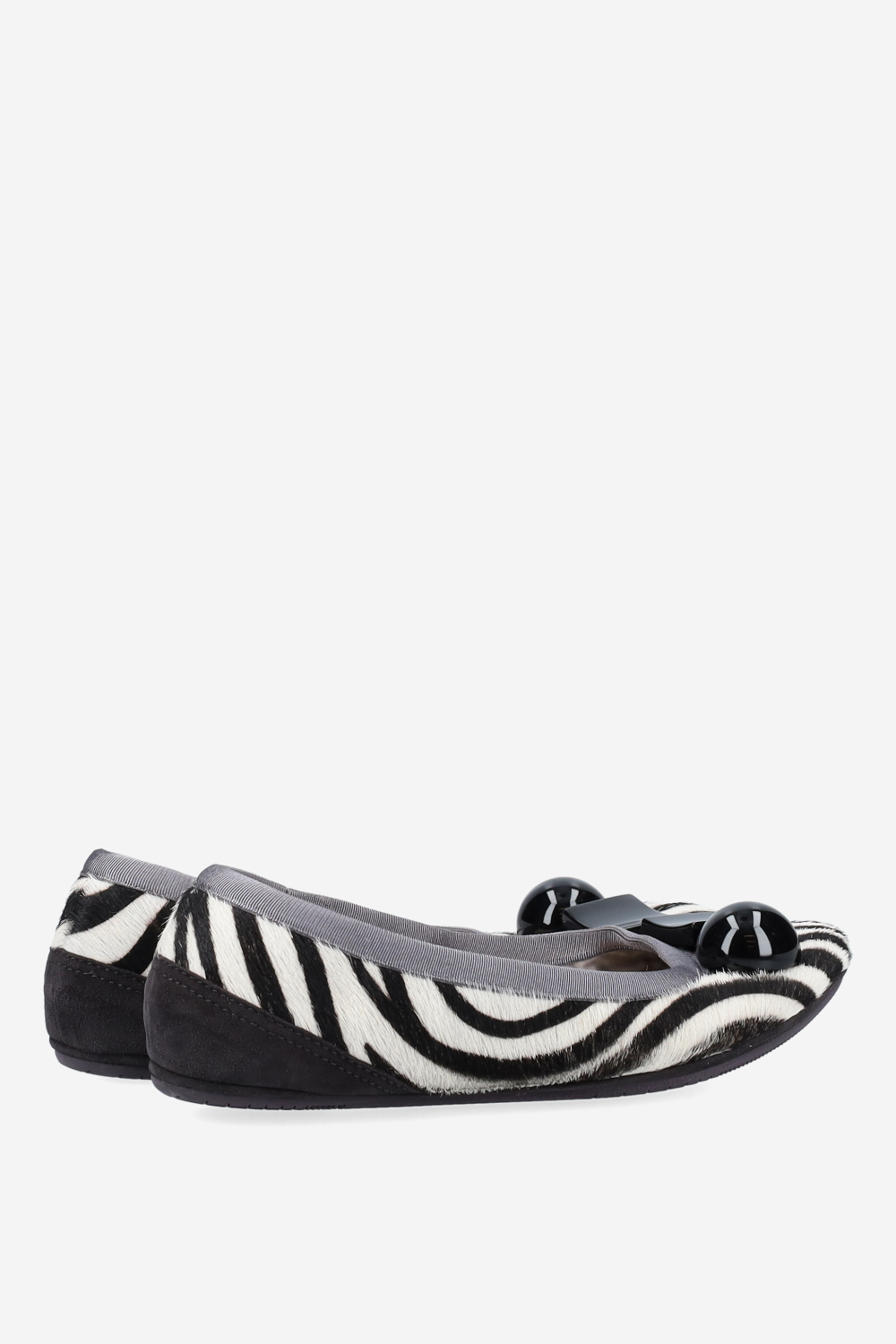 Becky zebra ballerinas