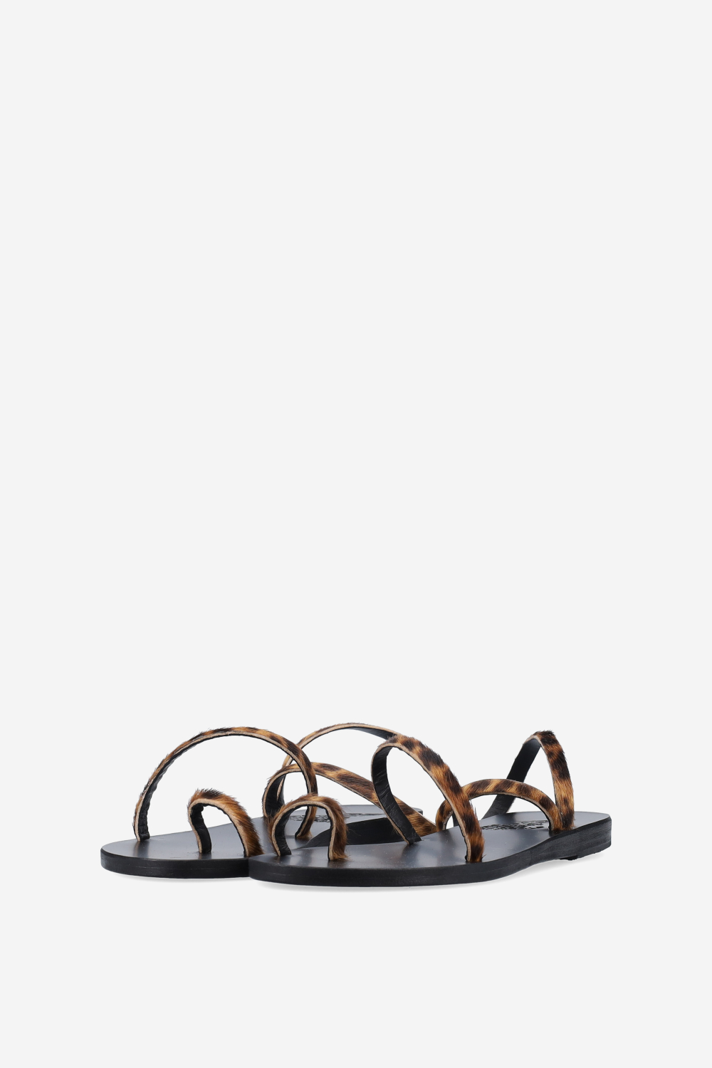 Eleftheria pony-hair sandals