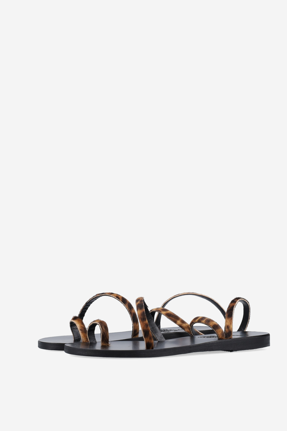 Eleftheria pony-hair sandals