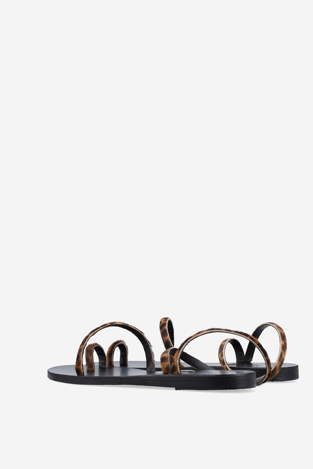 Eleftheria pony-hair sandals