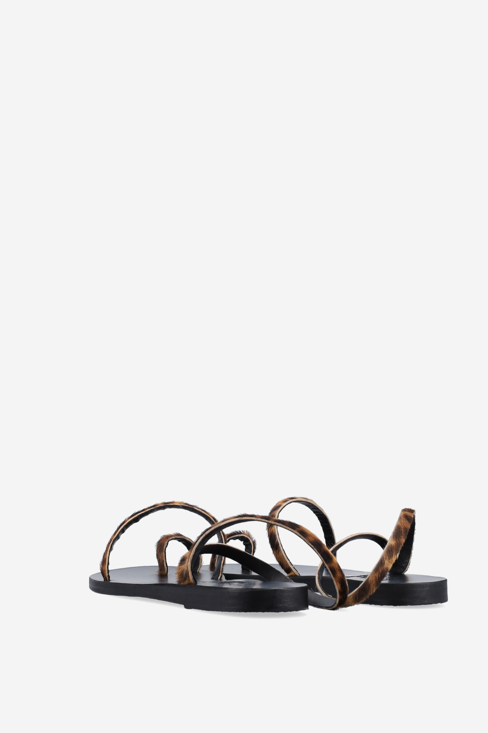 Eleftheria pony-hair sandals
