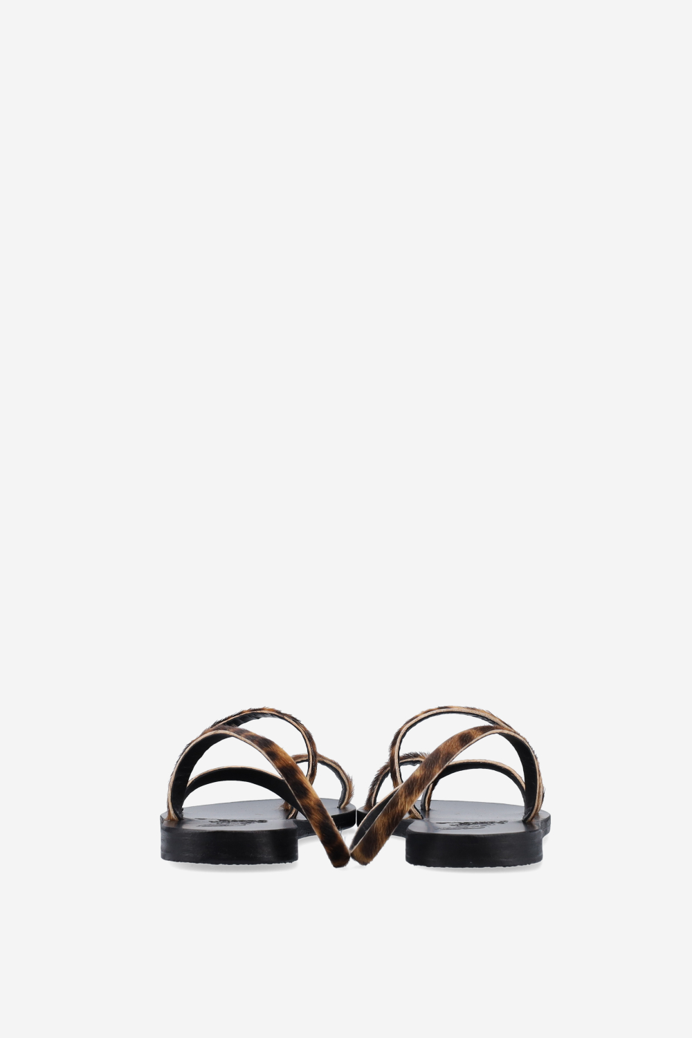 Eleftheria pony-hair sandals