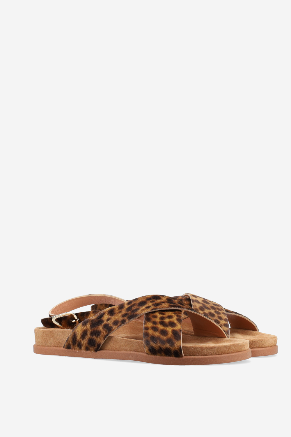 Ikesia pony hair sandals
