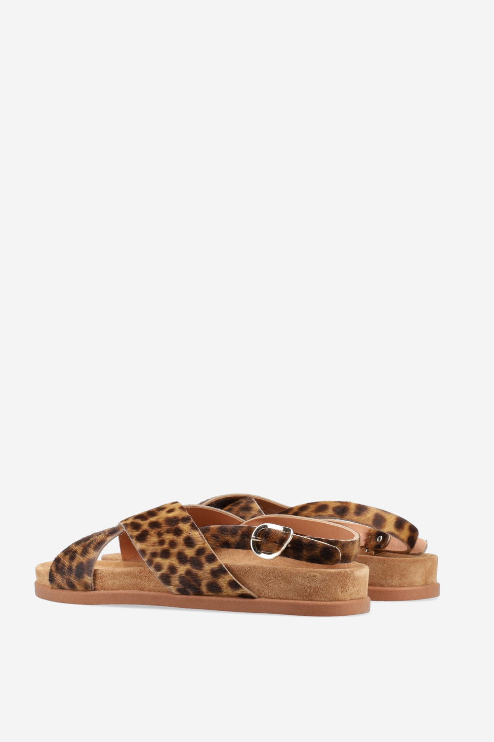 Ikesia pony hair sandals