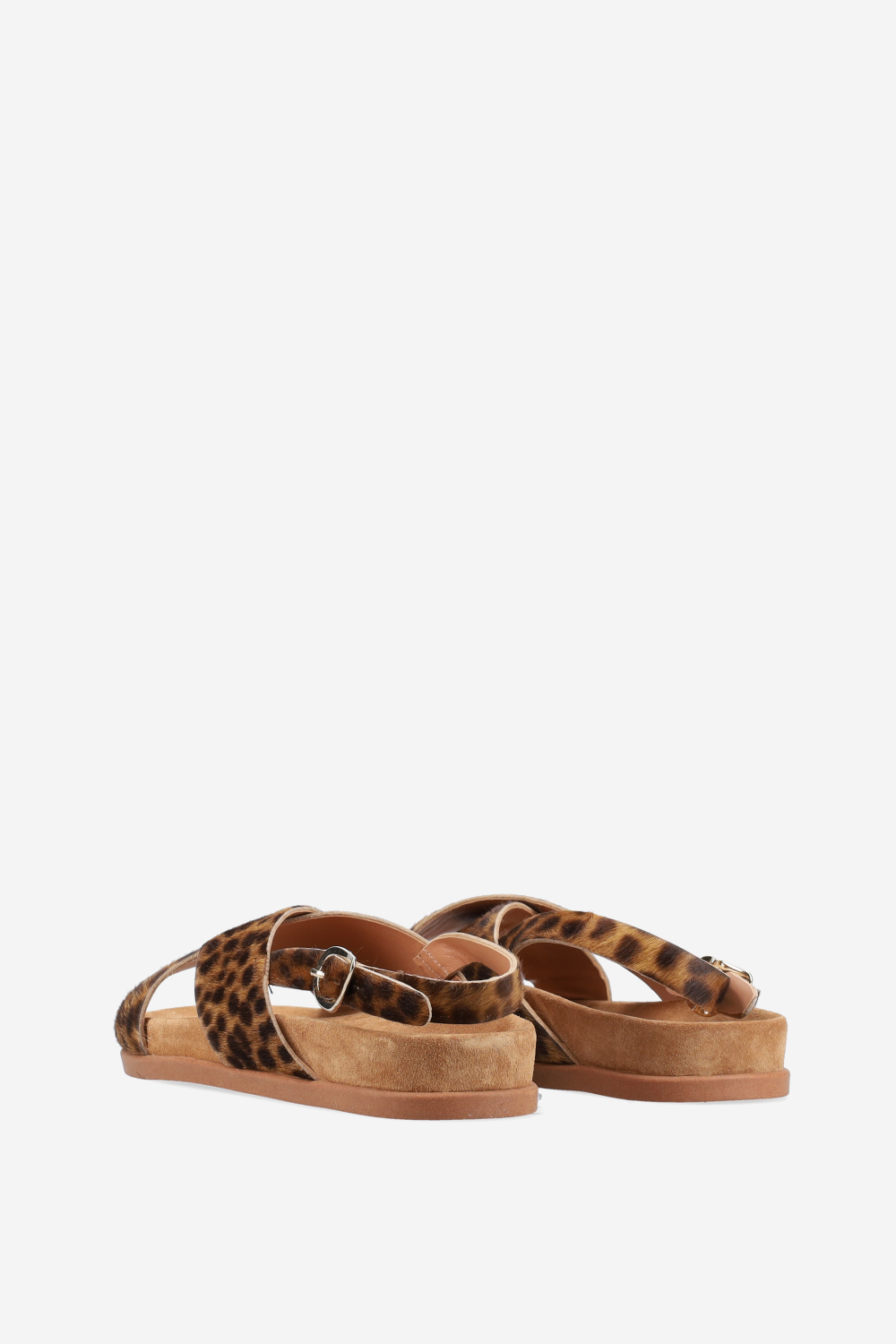 Ikesia pony hair sandals