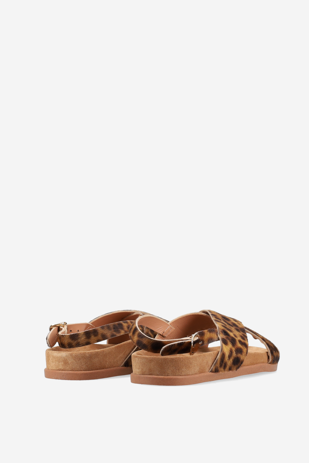 Ikesia pony hair sandals