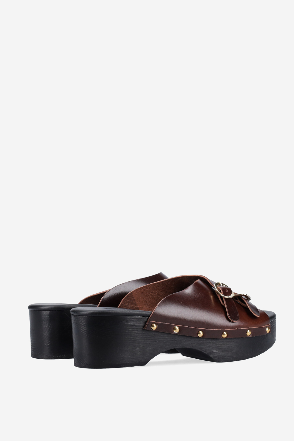 Natali Sabot leather platform sandals