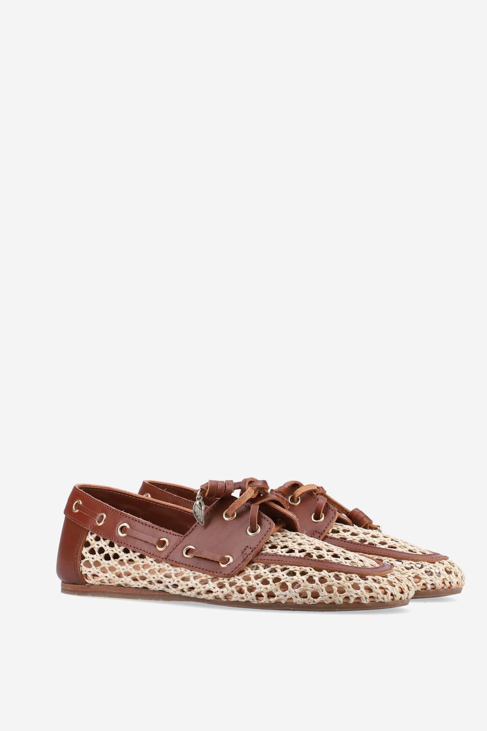 Pliaria raffia loafers