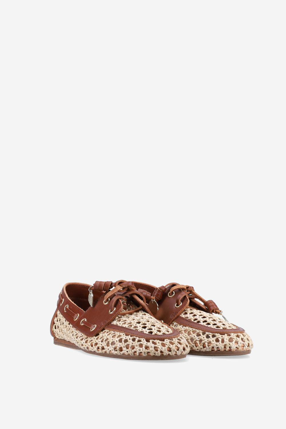 Pliaria raffia loafers