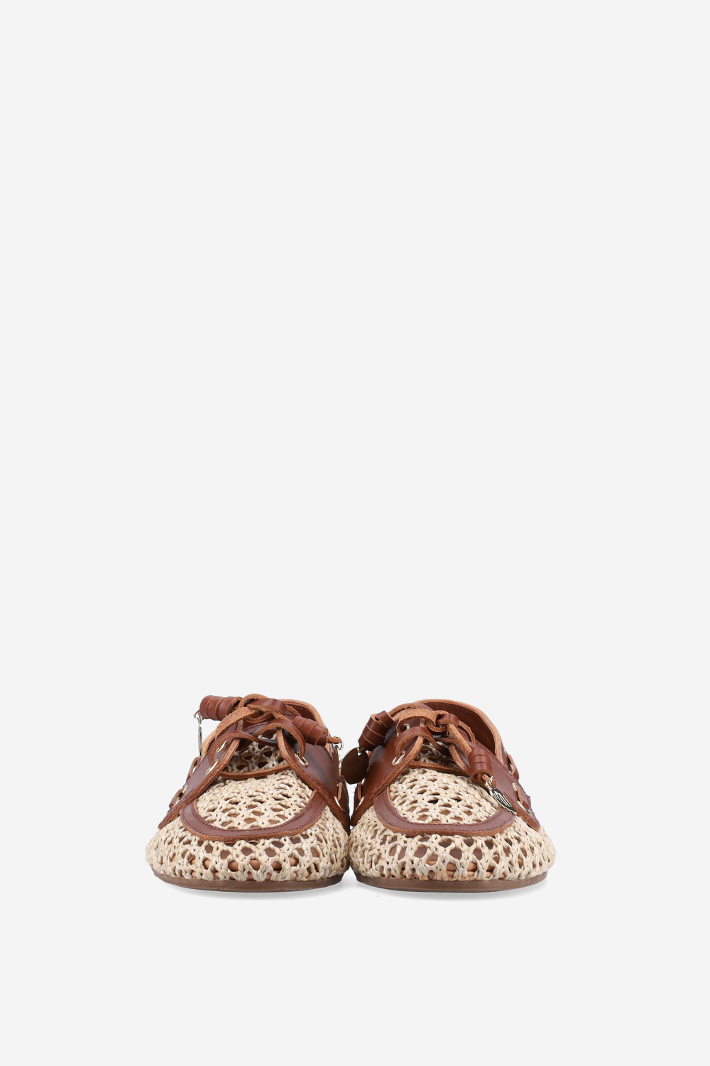 Pliaria raffia loafers