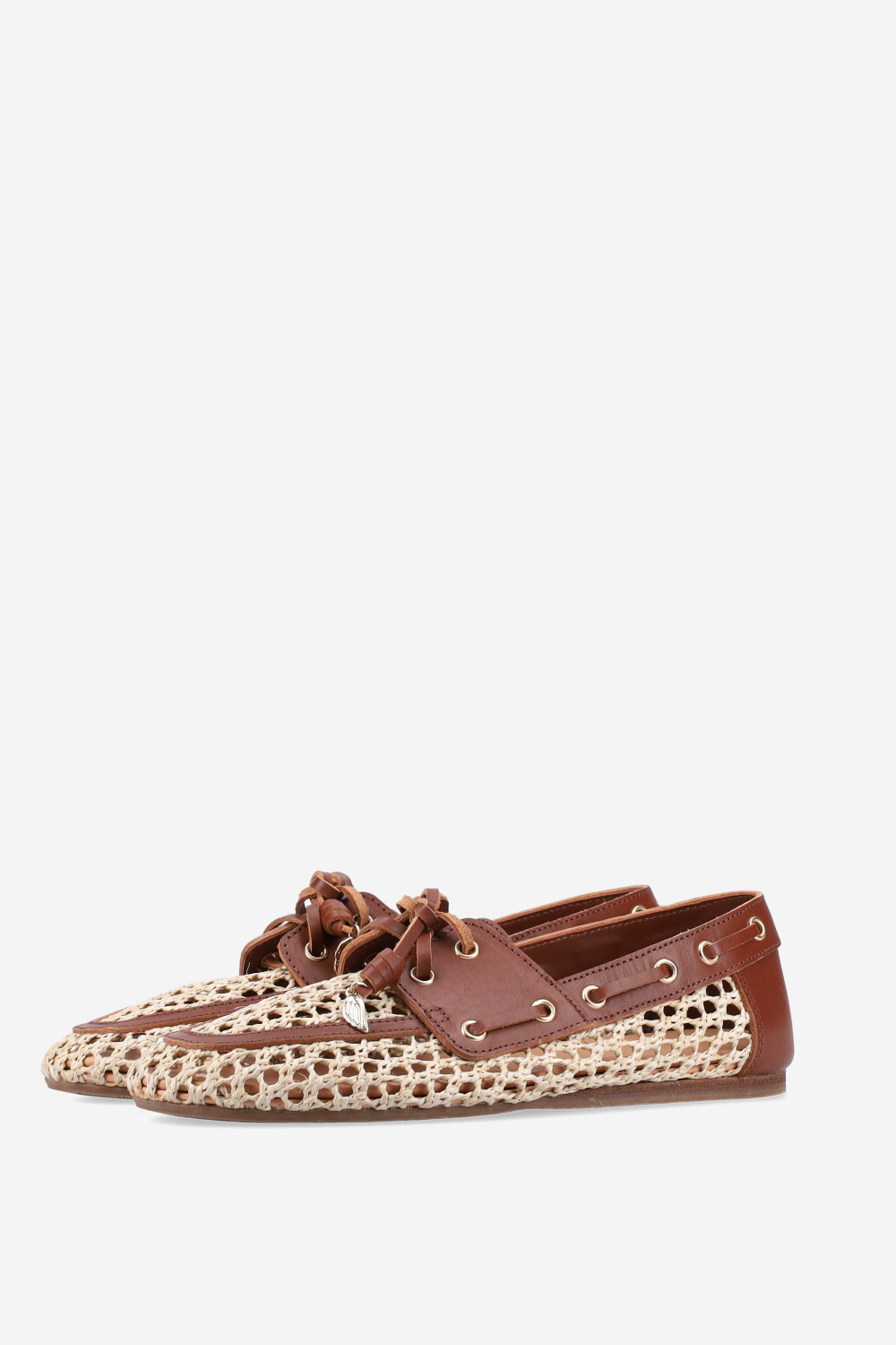 Pliaria raffia loafers