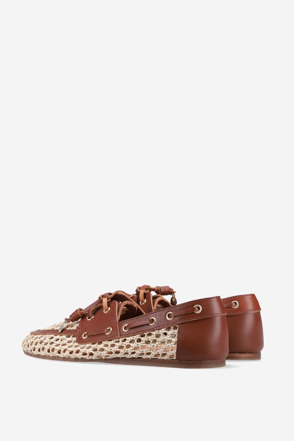 Pliaria raffia loafers