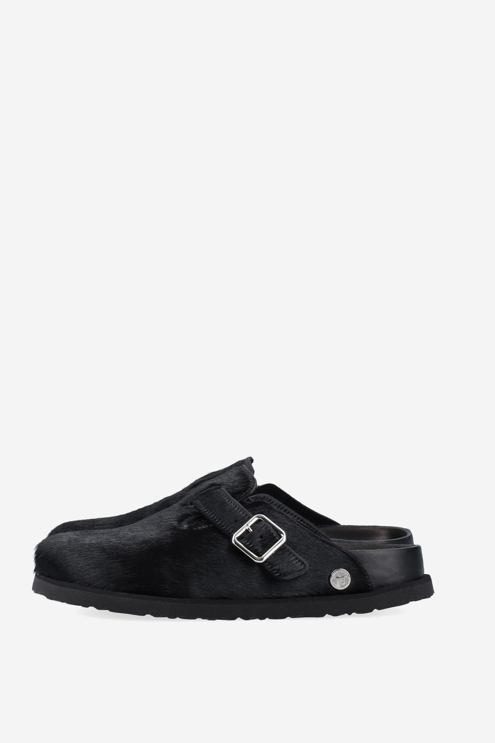 Boston fur ponyhair clogs