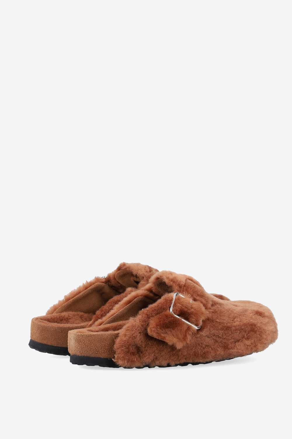 Boston shearling clogs