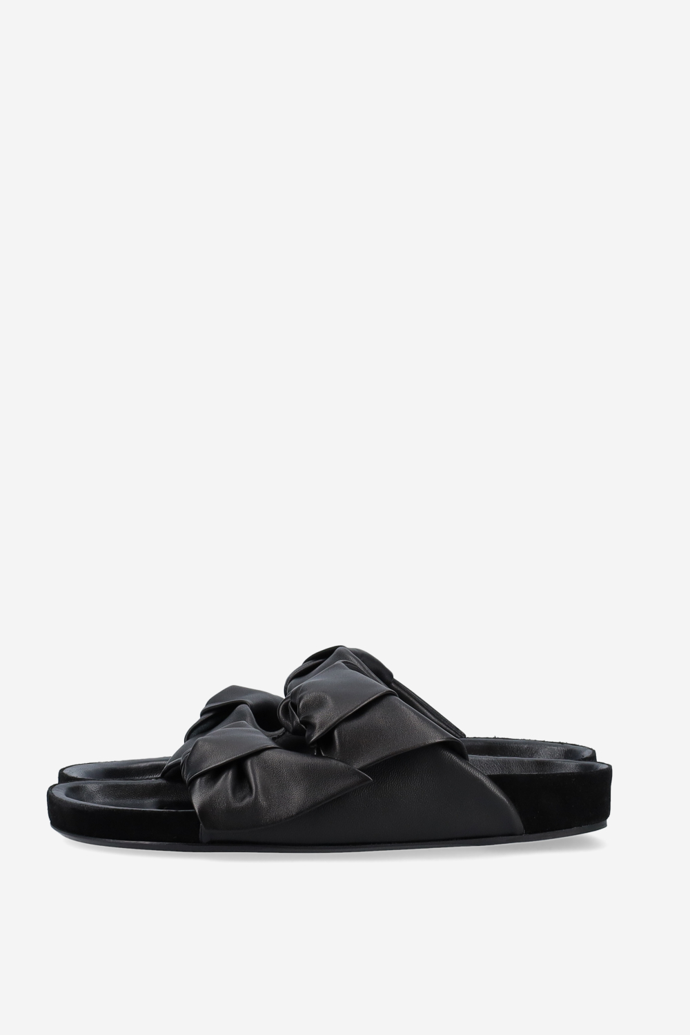 Lennyo leather bow sandals