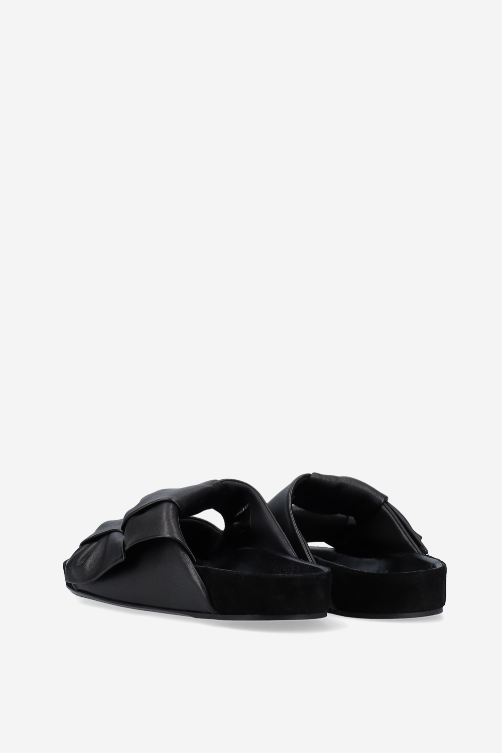 Lennyo leather bow sandals