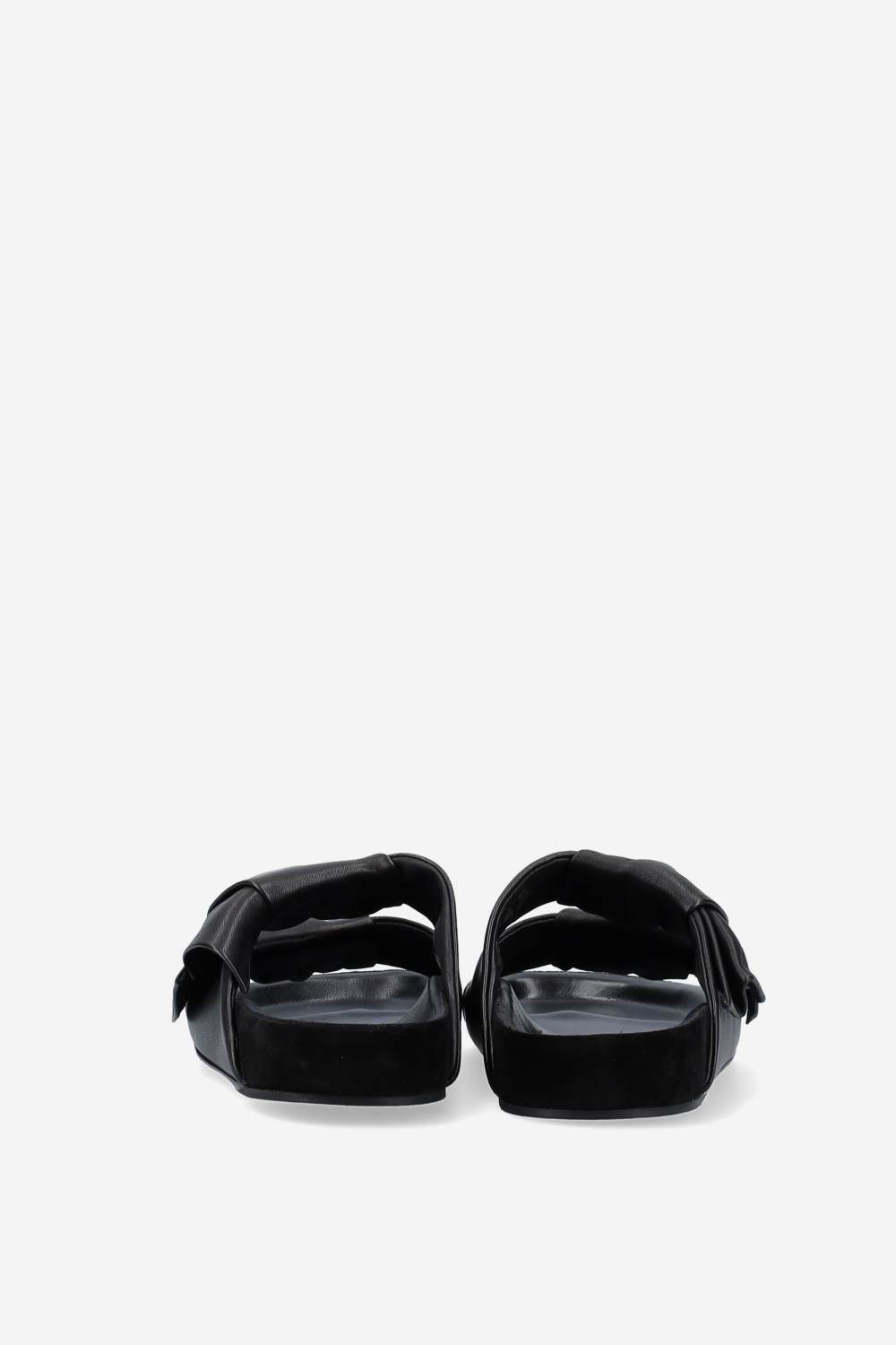 Lennyo leather bow sandals