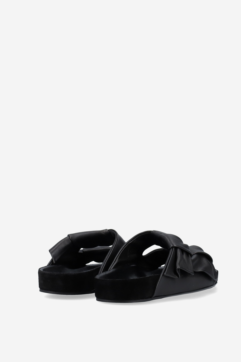 Lennyo leather bow sandals